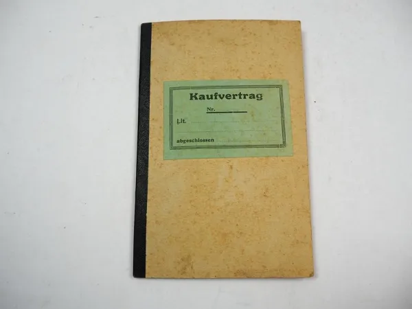 Kaufvertrag Blanko Formular für Fahrrad ca. 1920 Greif & Schlick Coburg