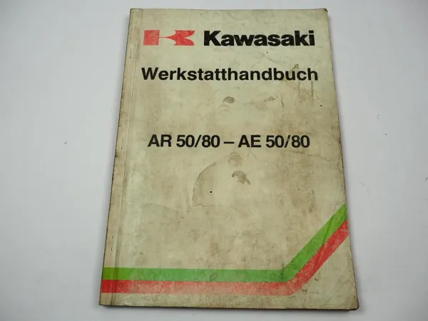 Kawasaki AR50 AR80 A1 AE50 AE80 Werkstatthandbuch Reparaturanleitung 1981