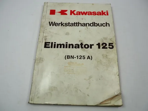 Kawasaki Eliminator 125 Modell BN125 A1 Werkstatthandbuch Reparaturhandbuch 1997