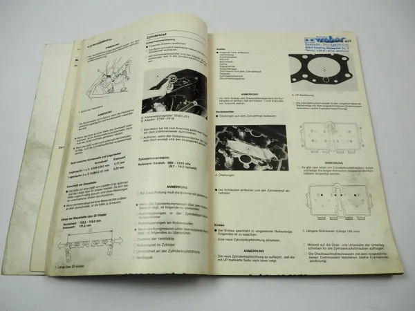 Kawasaki GPX 750 R ZX750F1 Werkstatthandbuch Reparaturanleitung 1986