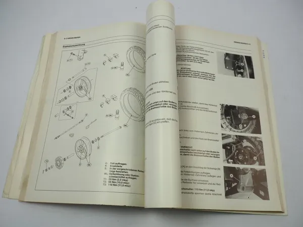 Kawasaki GPZ 1100 GPZ1100 ZX 1100 E1 Reparaturanleitung Werkstatthandbuch 1995