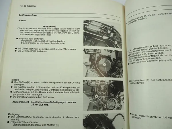 Kawasaki GPZ 1100 GPZ1100 ZX 1100 E1 Reparaturanleitung Werkstatthandbuch 1995