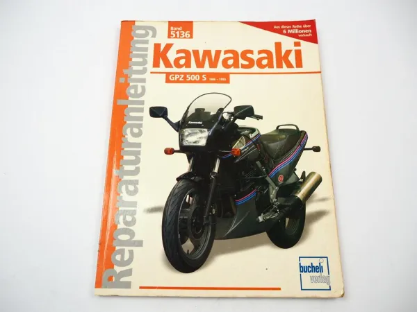 Kawasaki GPZ 500S Reparaturanleitung 1986 - 1993 Werkstatthandbuch