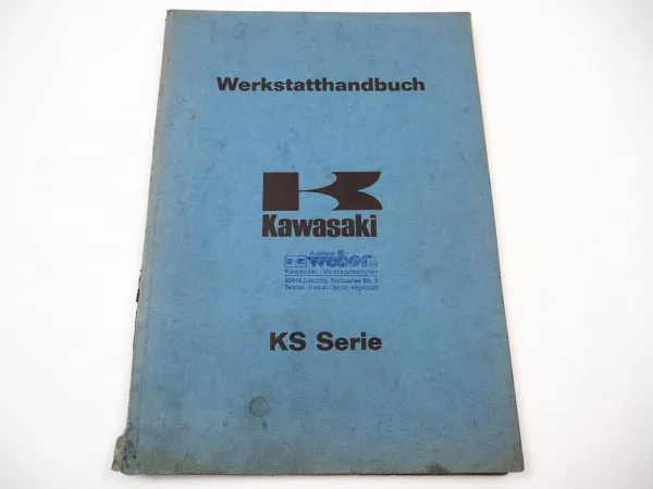 Kawasaki KS 125 Reparaturanleitung ohne Bilder deutsche Übersetzung Shop Manual