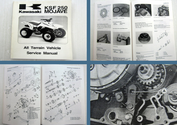 Kawasaki KSF250 MOJAVE All Terrain Vehicle Quad Service Manual 1997