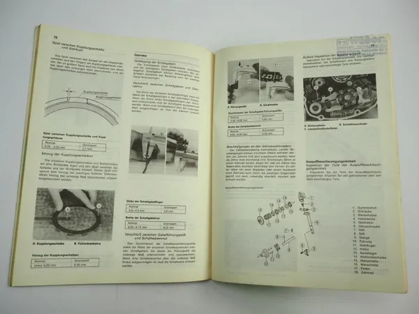 Kawasaki KX 125 E1 Betriebsanleitung Bedienung Service Wartung Zerlegen 1985