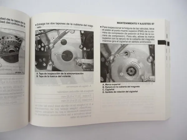 Kawasaki KX 250 F Instructieboekje Manual del Propietario Manuale Uso E Manutenzione