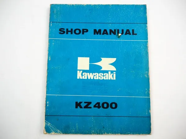 Kawasaki KZ400 Motorcycle Service Shop Repair Manual 1974/75