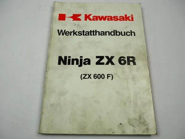 Kawasaki Ninja ZX-6R ZX600 F1 Werkstatthandbuch Reparaturanleitung 1995
