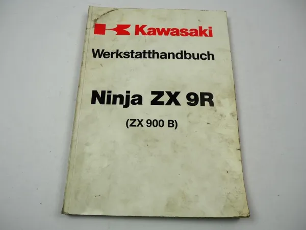 Kawasaki Ninja ZX-9R ZX900 B1 Werkstatthandbuch Reparaturanleitung 1994-1997