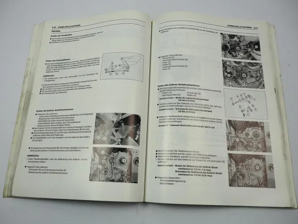 Kawasaki Ninja ZX-9R ZX900 B1 Werkstatthandbuch Reparaturanleitung 1994-1997