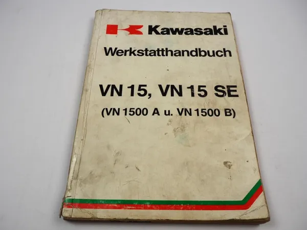 Kawasaki Vulcan VN15 15SE VN 1500 A B Werkstatthandbuch Reparaturanleitung 1987