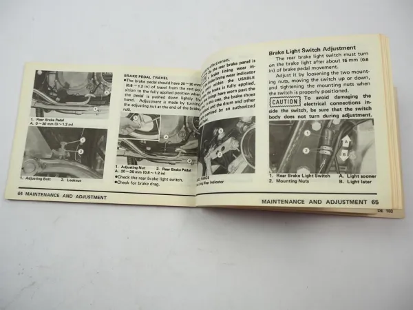 Kawasaki Z 550 LTD C2 Motorcycle Owners Manual 1980 Maintenance Wiring Diagram