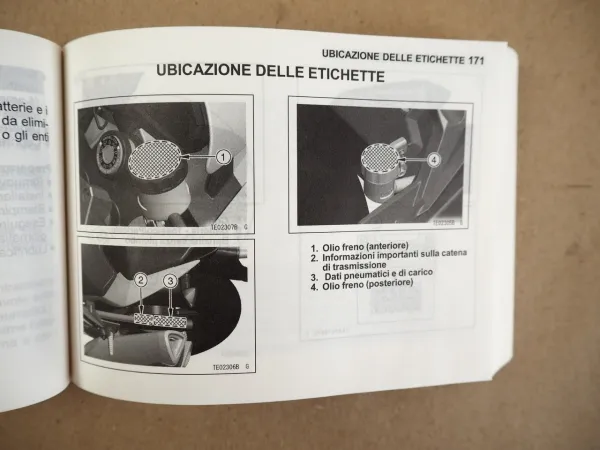 Kawasaki Z1000 ABS Manuale Uso e Manutenzione Instructieboekje 2007