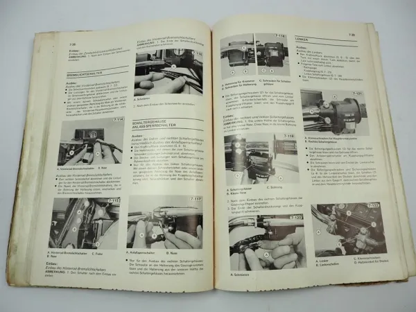 Kawasaki Z1000 J1 K1 Z1100 B Werkstatthandbuch Reparaturanleitung 1981