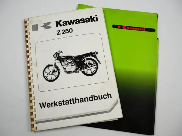 Kawasaki Z250 Werkstatthandbuch Reparaturanleitung Wartung Schaltplan 1979