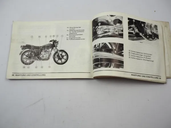 Kawasaki Z440 C2 Betriebsanleitung 1980 Bedienung Wartung Schaltplan Elektrik