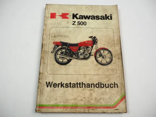 Kawasaki Z500 B1 Werkstatthandbuch Reparaturhandbuch Reparaturanleitung ab 1978