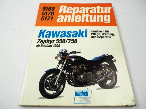 Kawasaki Zephyr 550 750 ab 1990 Reparaturanleitung Werkstatthandbuch