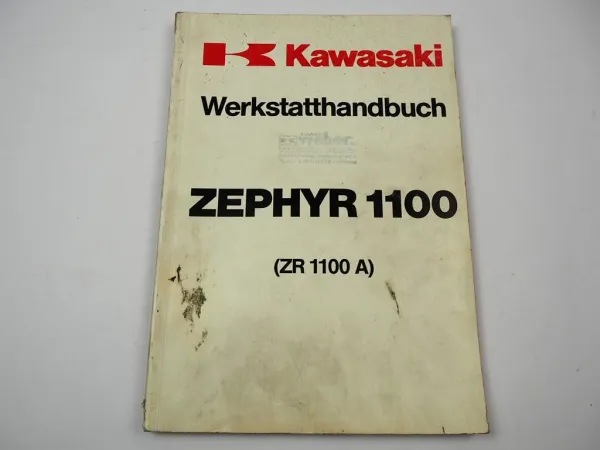 Kawasaki Zephyr ZR1100 A1 Werkstatthandbuch Reparaturanleitung ab 1992