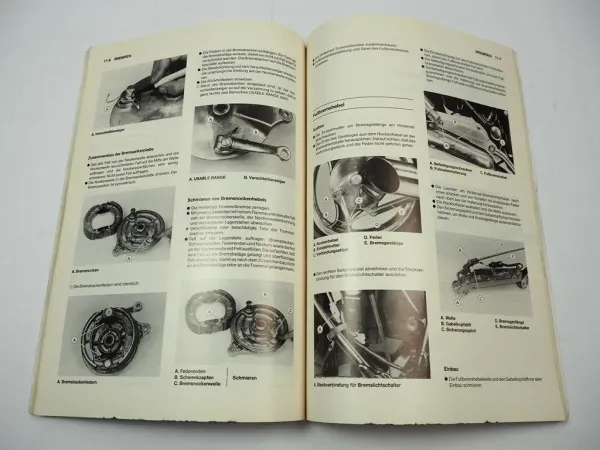 Kawasaki ZL600 A1 ZL500 A1 Werkstatthandbuch 1986 Reparaturanleitung Ergänzung