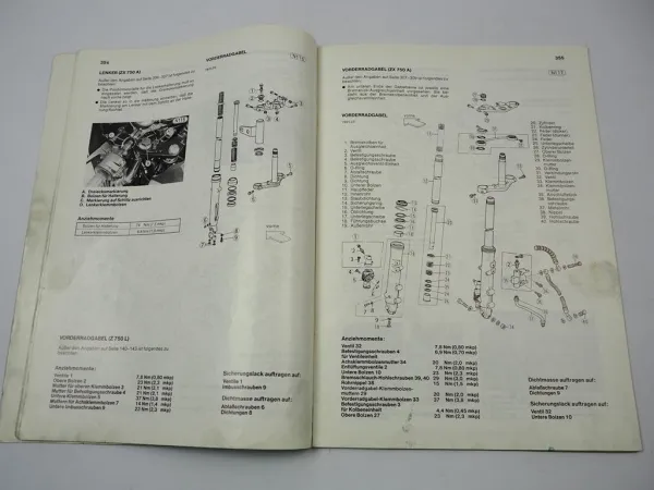Kawasaki ZX750 A1 Werkstatthandbuch Ergänzung 1983er Modell Reparaturanleitung