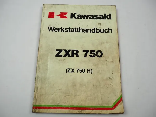 Kawasaki ZXR 750 ZXR750 ZX750 H1 Werkstatthandbuch Reparaturanleitung 1989
