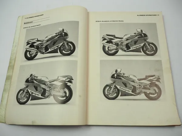 Kawasaki ZXR 750 ZXR750 ZX750 H1 Werkstatthandbuch Reparaturanleitung 1989