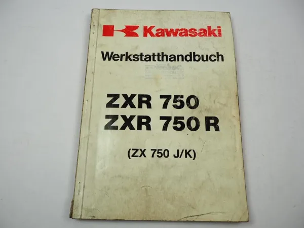 Kawasaki ZXR 750 ZXR750R ZX750 J1 K1 Werkstatthandbuch Reparaturanleitung