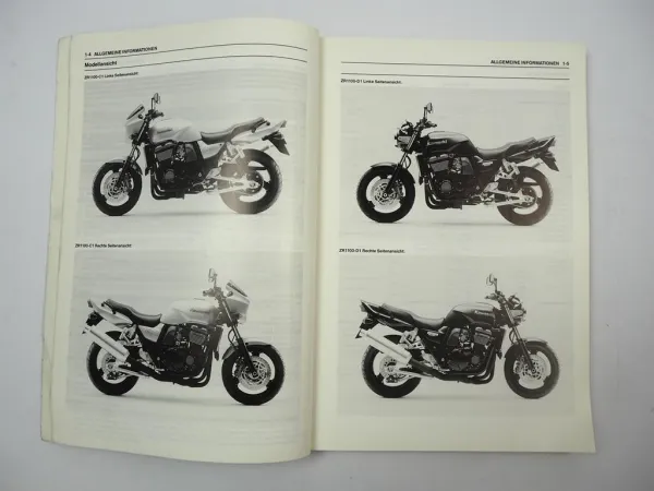 Kawasaki ZXR1100 C1 D1 ZR1100C Werkstatthandbuch Reparaturanleitung 1997