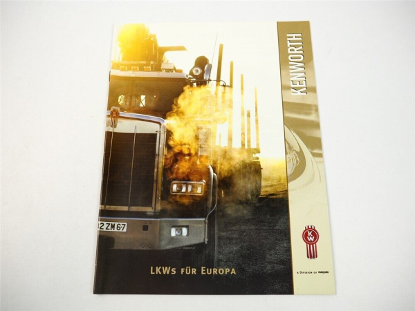 Kenworth T 300 600 800 900 LKW für Europa Trucks Prospekt Brochure