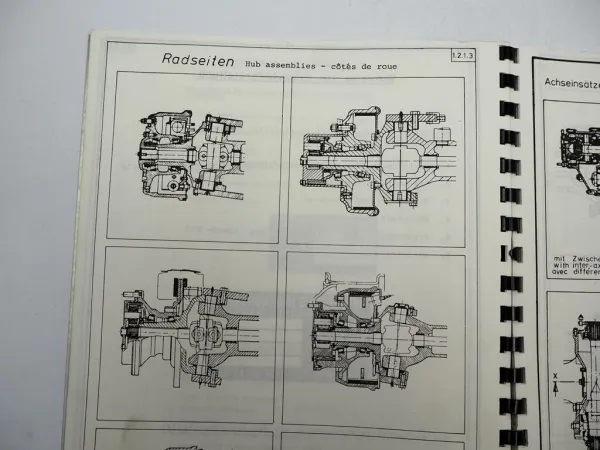 Kessler + Co Abtsgmünd Achsen Werkstatthandbuch Service Manual ca.1990er Jahre