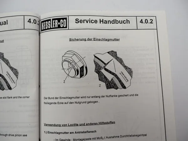 Kessler + Co VG2500 Verteilergetriebe Werkstatthandbuch Service Manual 1999