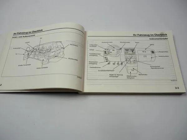 Kia Carnival 2.5 24V / 2.9 16V Diesel Betriebsanleitung Bedienungsanleitung 2003