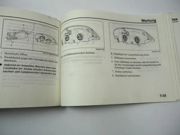 Kia Carnival 2.5 24V / 2.9 16V Diesel Betriebsanleitung Bedienungsanleitung 2003