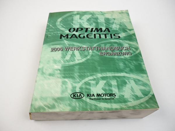 Kia Optima Magentis MG 2006 Ergänzung D4EA DSL 2.0 Motor Werkstatthandbuch
