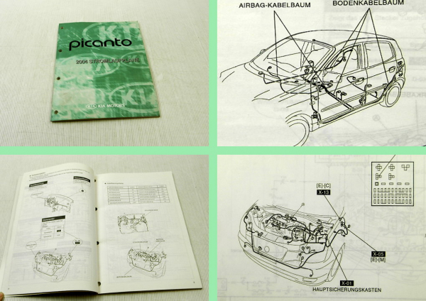 Kia Picanto 2004 Stromlaufpläne Schaltplan Elektrik Werkstatthandbuch