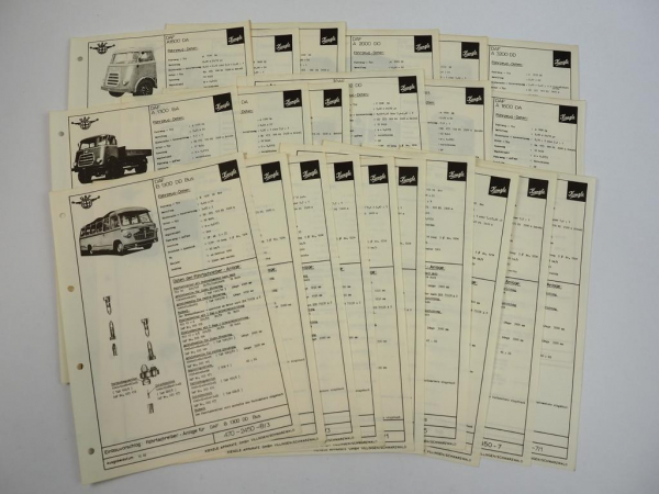 Kienzle Fahrtschreiber-Anlage für DAF Busse LKW 1966 Techn. Daten