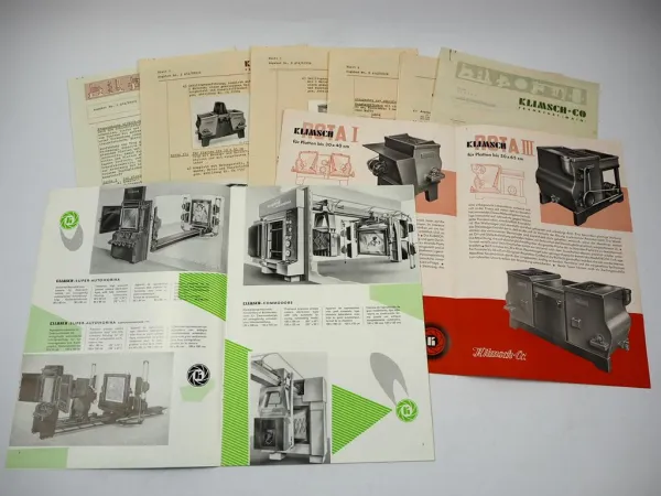 Klimsch Frankfurt Fotozubehör Kamera Repro Geräte Katalog Prospekt Angebot 1958