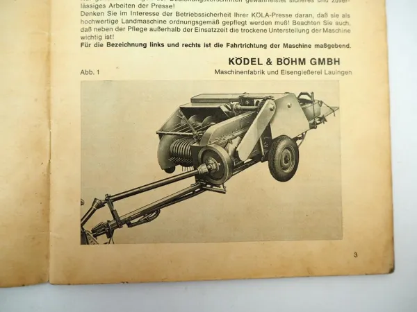 Köla Rivale 2 3 Betriebsanleitung Bedienungsanleitung 1965