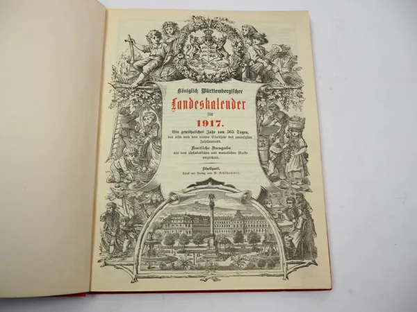 Königlich Württembergischer Landeskalender 1917