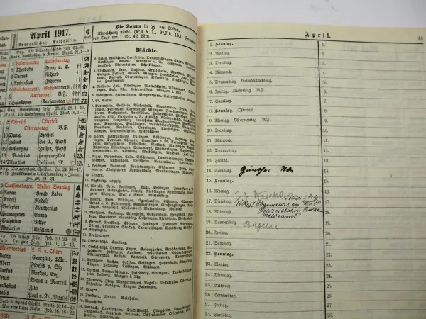 Königlich Württembergischer Landeskalender 1917