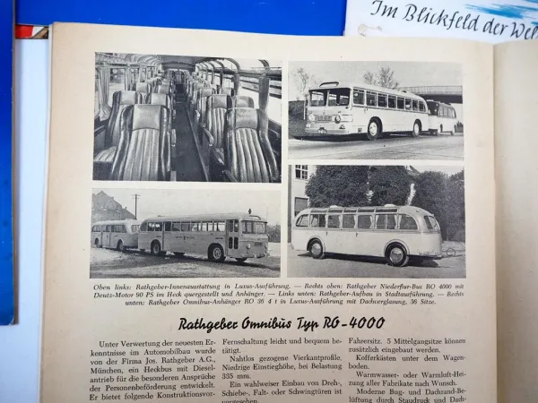 Kraftfahrt Rundschau 10x Zeitschrift Auto Motorrad Nutzfahrzeuge 1950/52