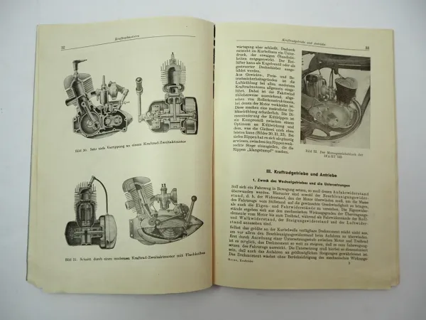 Krafträder Handbuch Motorrad IFA DKW AWO RT BK Adler NSU Michael Heise 1955