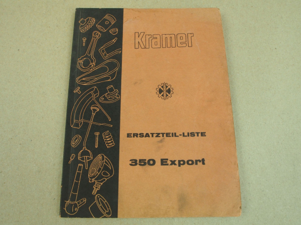 Kramer 350 Export Schlepper Ersatzteilliste Ersatzteilkatalog 1963 Standard 138