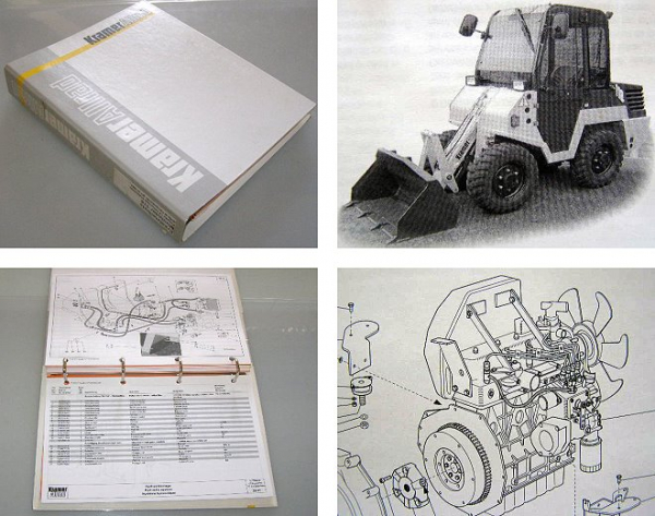 Kramer Allrad 118 Serie 2 Minilader Ersatzteilliste 2000 Miniloader parts list