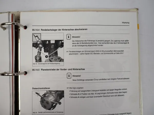 Kramer Allrad 301-00 302-00 Werkstatthandbuch Service Handbuch 2000
