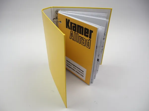Kramer Allrad 416S 516 Baggerlader Betriebsanleitung mit Schaltplänen & Bedienungs-Wartungsanweisungen