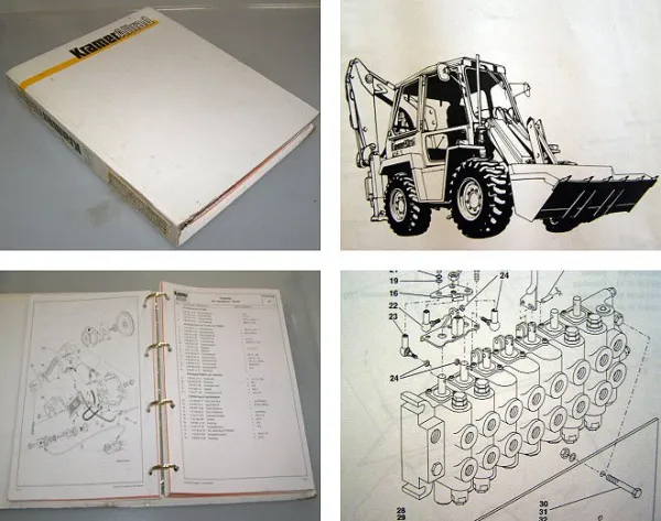 Kramer Allrad 416S Baggerlader Ersatzteilliste 1996