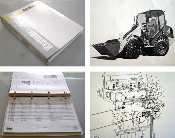 Kramer Allrad 418 Serie 2 Schaufellader Telescopic Ersatzteilliste 2001